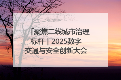 聚焦二线城市治理标杆｜2025数字交通与安全创新大会在保定隆重开幕